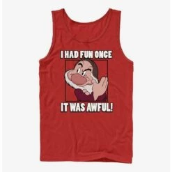 Cheapest ⭐ Disney Snow White and the Seven Dwarfs I Had Fun Tank ⌛