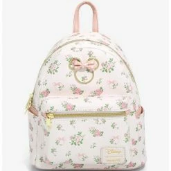 New π Loungefly Disney Minnie Mouse Pastel Floral Mini Backpack π