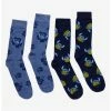 Brand new 👏 Disney Lilo & Stitch Tropical Pineapple Crew Socks 2 Pair ⭐