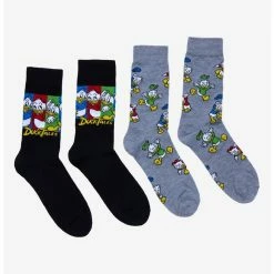 Budget 🎁 Disney DuckTales Trio Crew Socks 2 Pair 😍