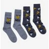 Best Sale ❤️ Disney Mickey Mouse Pizza Crew Socks 2 Pair 🔥