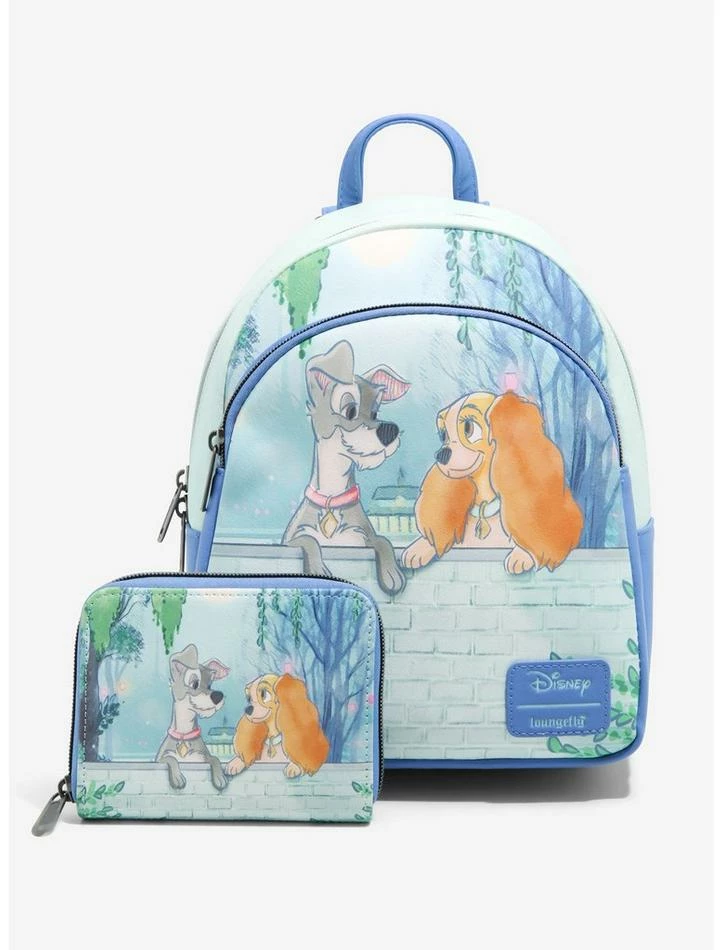 New ⌛ Loungefly Disney Lady And The Tramp Gaze Mini Zipper Wallet ✨ 4 New ⌛ Loungefly Disney Lady And The Tramp Gaze Mini Zipper Wallet ✨ - Image 4