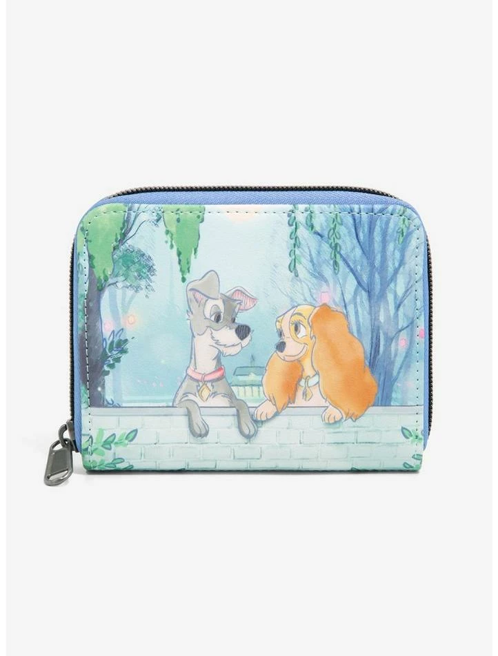 New ⌛ Loungefly Disney Lady And The Tramp Gaze Mini Zipper Wallet ✨ 1 New ⌛ Loungefly Disney Lady And The Tramp Gaze Mini Zipper Wallet ✨