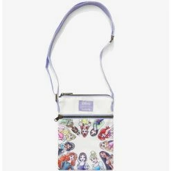Deals 🎉 Loungefly Disney Princess Group Passport Crossbody Bag 👍