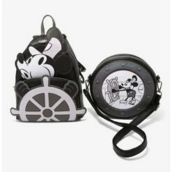 Promo 😀 Loungefly Disney Steamboat Willie Mini 🛒 Backpack ❤️ -Dressup Outfits Shop 19150520 av3