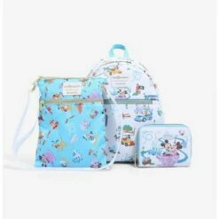 Best deal 🧨 Loungefly Walt Disney World 50th Anniversary Mini Zipper Wallet 🔔 -Dressup Outfits Shop 19150530 av3