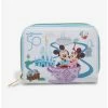 Best deal 🧨 Loungefly Walt Disney World 50th Anniversary Mini Zipper Wallet 🔔
