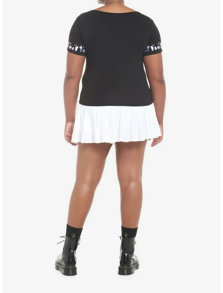 Wholesale ๐ The Nightmare Before โ Christmas Zero Lace-Up Girls Top Plus Size โค๏ธ 3 Wholesale ๐ The Nightmare Before โ Christmas Zero Lace-Up Girls Top Plus Size โค๏ธ - Image 3