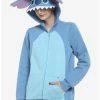 Best Pirce 😀 Disney Lilo & Stich Ears 👏 Girls Hoodie ✔️