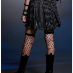 Discount 👏 The Nightmare Before ❄ Christmas Jack Stripe Skirt 🥰 -Dressup Outfits Shop 19180490 av2