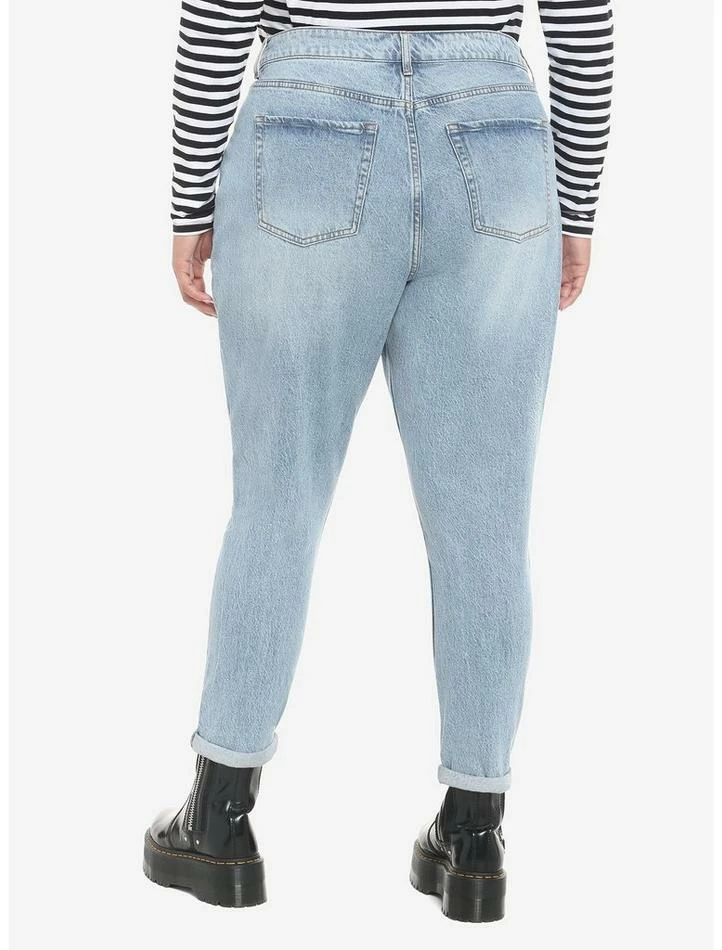 Budget ✔️ Disney Bambi & Thumper Mom Jeans Plus Size ✨ 2 Budget ✔️ Disney Bambi & Thumper Mom Jeans Plus Size ✨ - Image 2