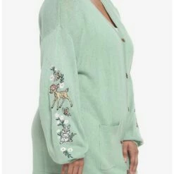 Promo ✔️ Disney Bambi Embroidered Girls Cardigan Plus Size ⌛ -Dressup Outfits Shop 19182122 av3