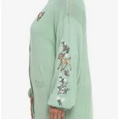 Promo ✔️ Disney Bambi Embroidered Girls Cardigan Plus Size ⌛ -Dressup Outfits Shop 19182122 av4