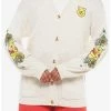 Coupon 👍 Disney Winnie The Pooh Embroidered Oversized Girls Cardigan 🎁