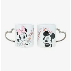 Deals 🧨 Disney Mickey Mouse & Minnie Mouse Heart Mug Set 🥰