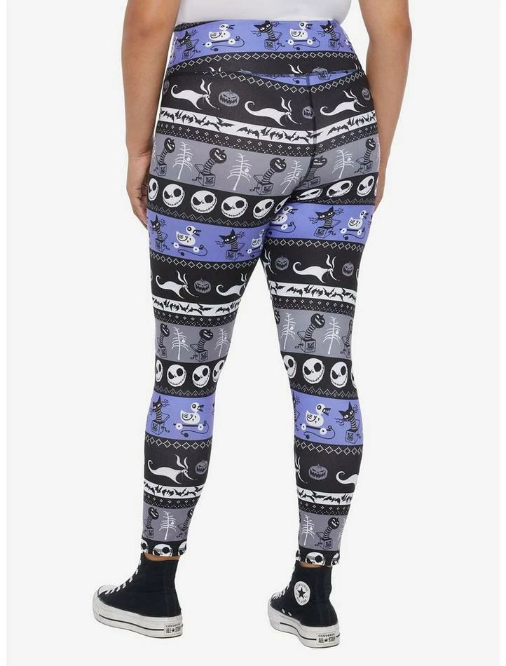 Cheapest π The Nightmare Before Christmas Fair Isle Leggings Plus Size β 3 Cheapest π The Nightmare Before Christmas Fair Isle Leggings Plus Size β - Image 3