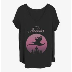 Brand new 🛒 Disney Aladdin Flying High Girls T-Shirt Plus Size ✨