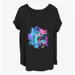 Coupon ✔️ Disney Alice In Wonderland Chaos Wonderland Girls T-Shirt Plus Size 😉