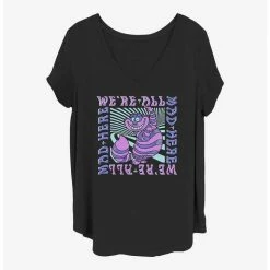Buy ❤️ Disney Alice In Wonderland Mad Here Trip ✔️ Girls T-Shirt Plus Size 😍