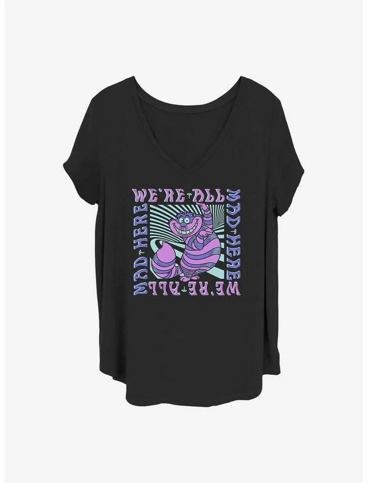 Buy ❤️ Disney Alice In Wonderland Mad Here Trip ✔️ Girls T-Shirt Plus Size 😍 1 Buy ❤️ Disney Alice In Wonderland Mad Here Trip ✔️ Girls T-Shirt Plus Size 😍