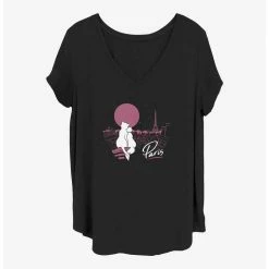 Best Pirce ⌛ Disney The Aristocats Together In Paris 😉 Girls T-Shirt Plus Size ❤️