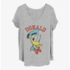 Budget 🔥 Disney Donald Duck Donald Girls T-Shirt Plus Size ⭐