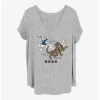 Hot Sale 🎁 Disney Donald Duck Donald Tiger Girls T-Shirt Plus Size 👍