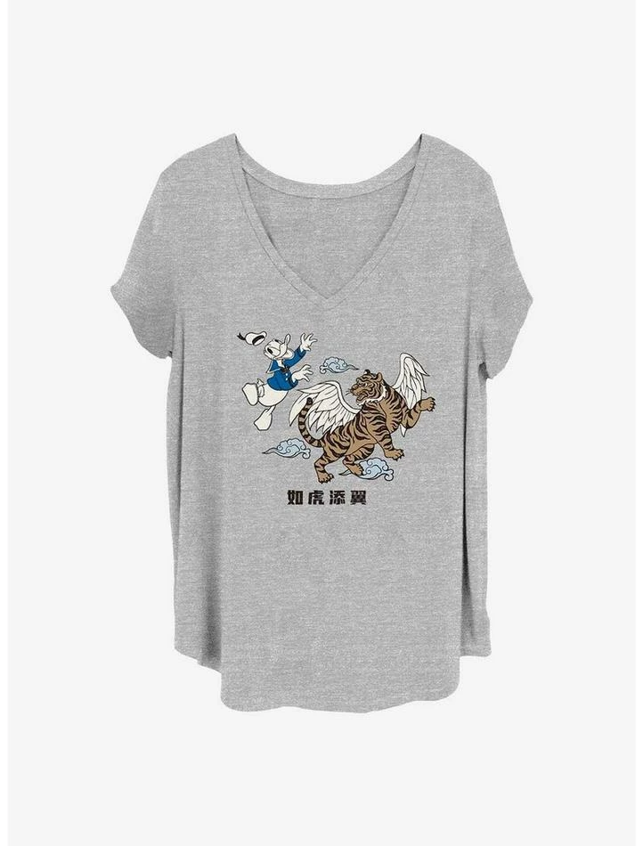 Hot Sale π Disney Donald Duck Donald Tiger Girls T-Shirt Plus Size π 1 Hot Sale π Disney Donald Duck Donald Tiger Girls T-Shirt Plus Size π