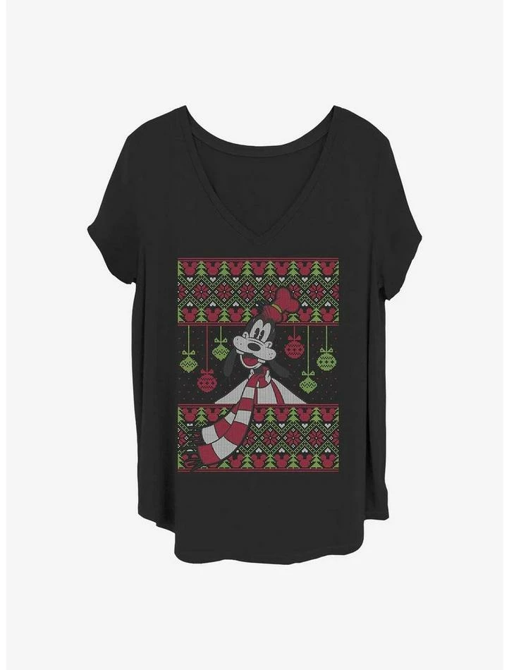 Outlet 😀 Disney Goofy Ornament Sweater Girls T-Shirt Plus Size 💯 1 Outlet 😀 Disney Goofy Ornament Sweater Girls T-Shirt Plus Size 💯