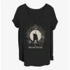 Best Sale 🧨 Disney Hocus Pocus Black Flame 😍 Girls T-Shirt Plus Size ❤️