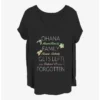 Budget ❤️ Disney Lilo & Stitch Ohana Family Quoted ⭐ Girls T-Shirt Plus Size 🧨
