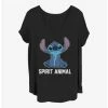 Deals 🔥 Disney Lilo & Stitch Spirit Animal Girls T-Shirt Plus Size 😉