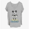 Flash Sale 🎉 Disney Mickey Mouse 90S Mickey Girls T-Shirt Plus Size ✨