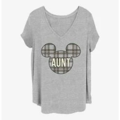 Buy 🔔 Disney Mickey Mouse Aunt Holiday Patch Girls T-Shirt Plus Size ❤️