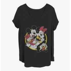 Cheapest ✨ Disney Mickey Mouse Disney Group 🔥 Girls T-Shirt Plus Size ❤️