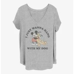 Top 10 ❤️ Disney Mickey Mouse 🥰 Dog Lover 🔔 Girls T-Shirt Plus Size ✔️