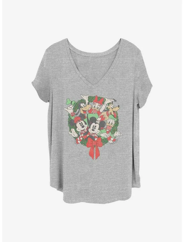 Best Pirce ❤️ Disney Mickey Mouse Mickey Friends Wreath ✨ Girls T-Shirt Plus Size ⌛ 1 Best Pirce ❤️ Disney Mickey Mouse Mickey Friends Wreath ✨ Girls T-Shirt Plus Size ⌛