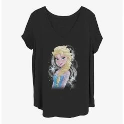 Best deal ⭐ Disney Frozen Elsa Swirl Girls T-Shirt Plus Size 💯