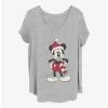 Buy 🛒 Disney Mickey Mouse Mickey Hat Girls T-Shirt Plus Size 😍
