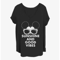 Cheap ⭐ Disney Mickey Mouse Mickey Sunshine 🎁 Girls T-Shirt Plus Size ❤️