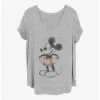 Hot Sale 🎁 Disney Mickey Mouse Mickey Watery Girls T-Shirt Plus Size 🧨