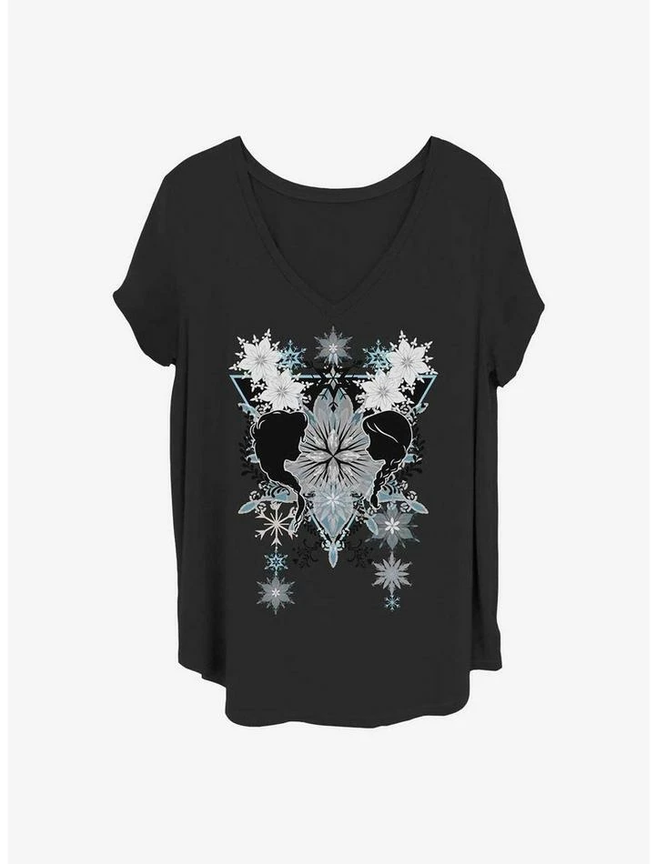 Promo 😉 Disney Frozen Snowflake Boho Girls T-Shirt Plus Size ❤️ 1 Promo 😉 Disney Frozen Snowflake Boho Girls T-Shirt Plus Size ❤️