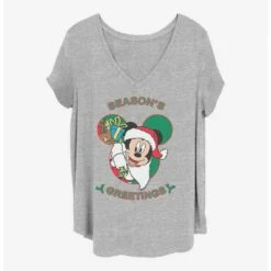 Budget 🎉 Disney Mickey Mouse Mickeys Greeting Girls T-Shirt Plus Size 😍