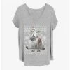 Top 10 ⌛ Disney Frozen Sven And Olaf Friends Girls T-Shirt Plus Size ❤️