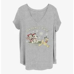 Wholesale ✔️ Disney Mickey Mouse Oh What Fun Girls T-Shirt Plus Size 😀