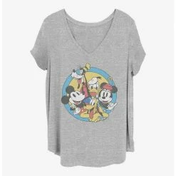 Budget ✔️ Disney Mickey Mouse Original Buddies Girls T-Shirt Plus Size 👏
