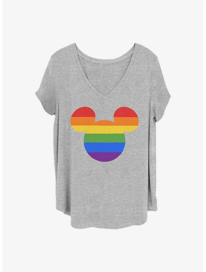 Hot Sale 🔔 Disney Mickey Mouse Rainbow Ears Girls T-Shirt Plus Size ❤️ 1 Hot Sale 🔔 Disney Mickey Mouse Rainbow Ears Girls T-Shirt Plus Size ❤️