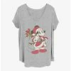 Discount 💯 Disney Mickey Mouse Santa Mickey Girls T-Shirt Plus Size 🧨