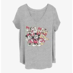 Best Pirce 😀 Disney Mickey Mouse Sensational Holiday Girls T-Shirt Plus Size 👏