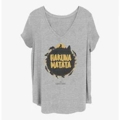 Cheap 🛒 Disney The Lion King Live Action Hakuna Matata Sun Girls T-Shirt Plus Size ⭐